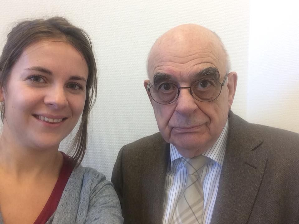 Selfie with Prof. Dr. Jan Pronk (also former minister / UN special servant)